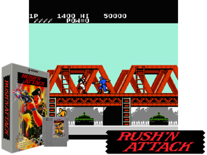 Rush'n Attack (PC10) Cover